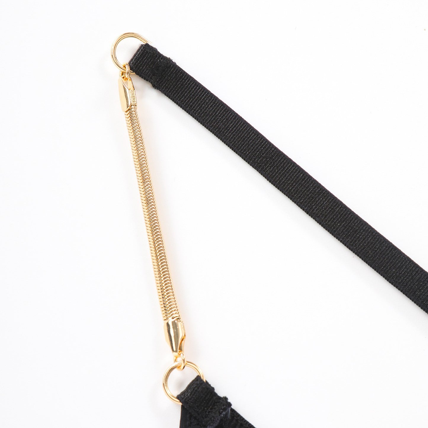 Aurum String – Sheer Mesh Thong with Gold Accent Straps mooods