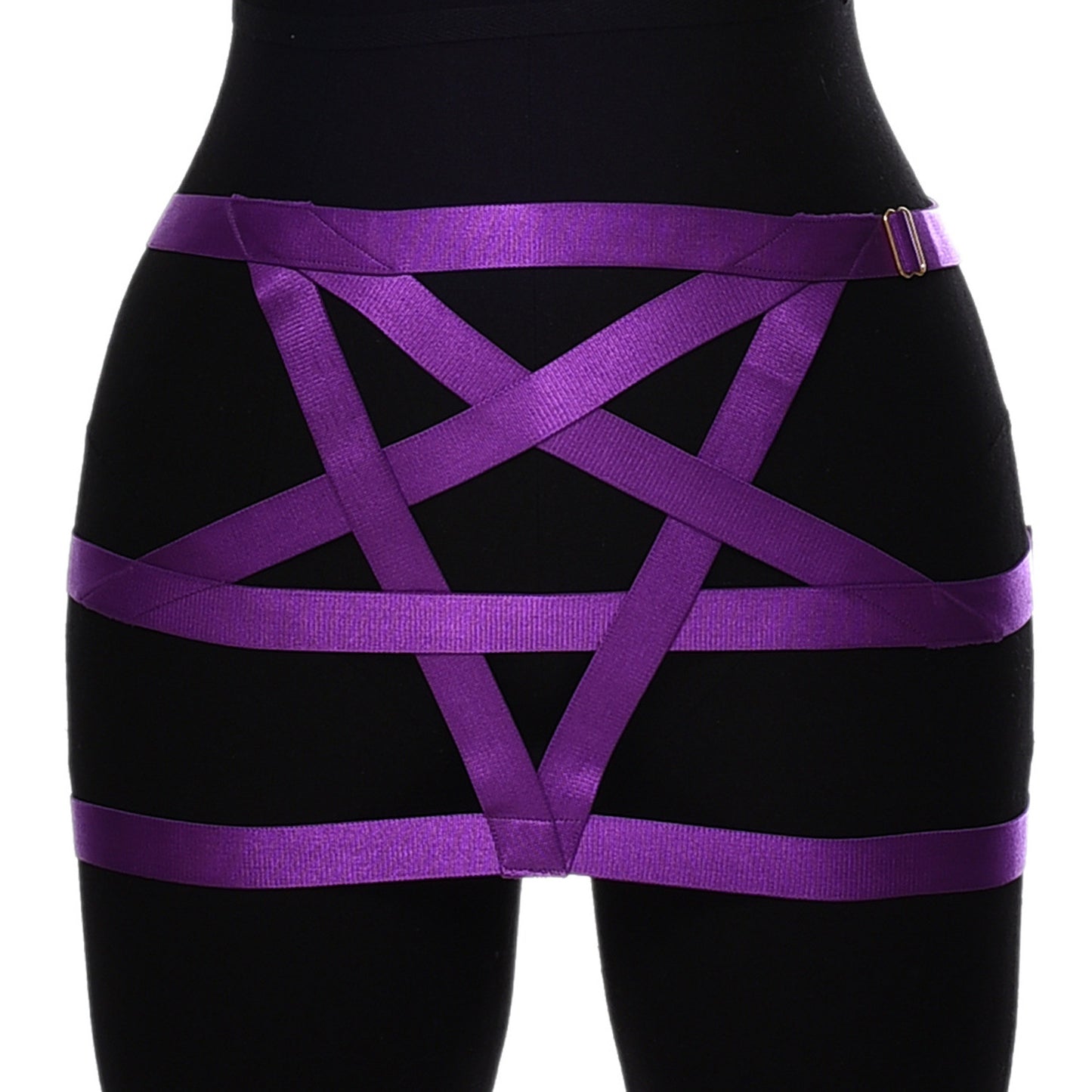 Satin Strap Waist & Thigh Harness