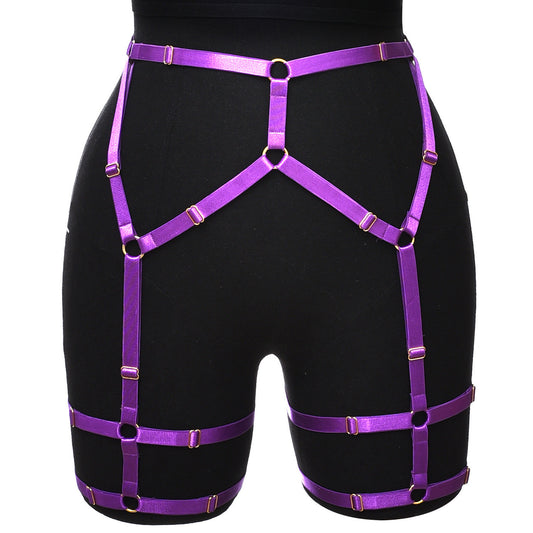 Velour Garter Harness