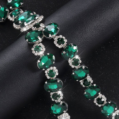 Emerald Allure Body Chain