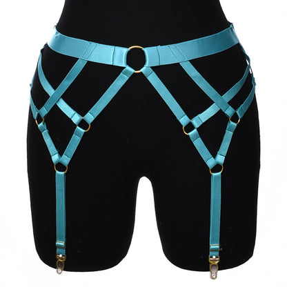 Satin Strap Garter Harness