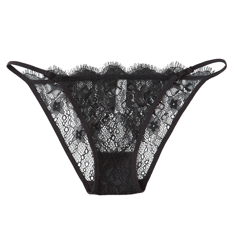 Sheer Lace See-Through Panty – Adjustable Sexy Thong mooods