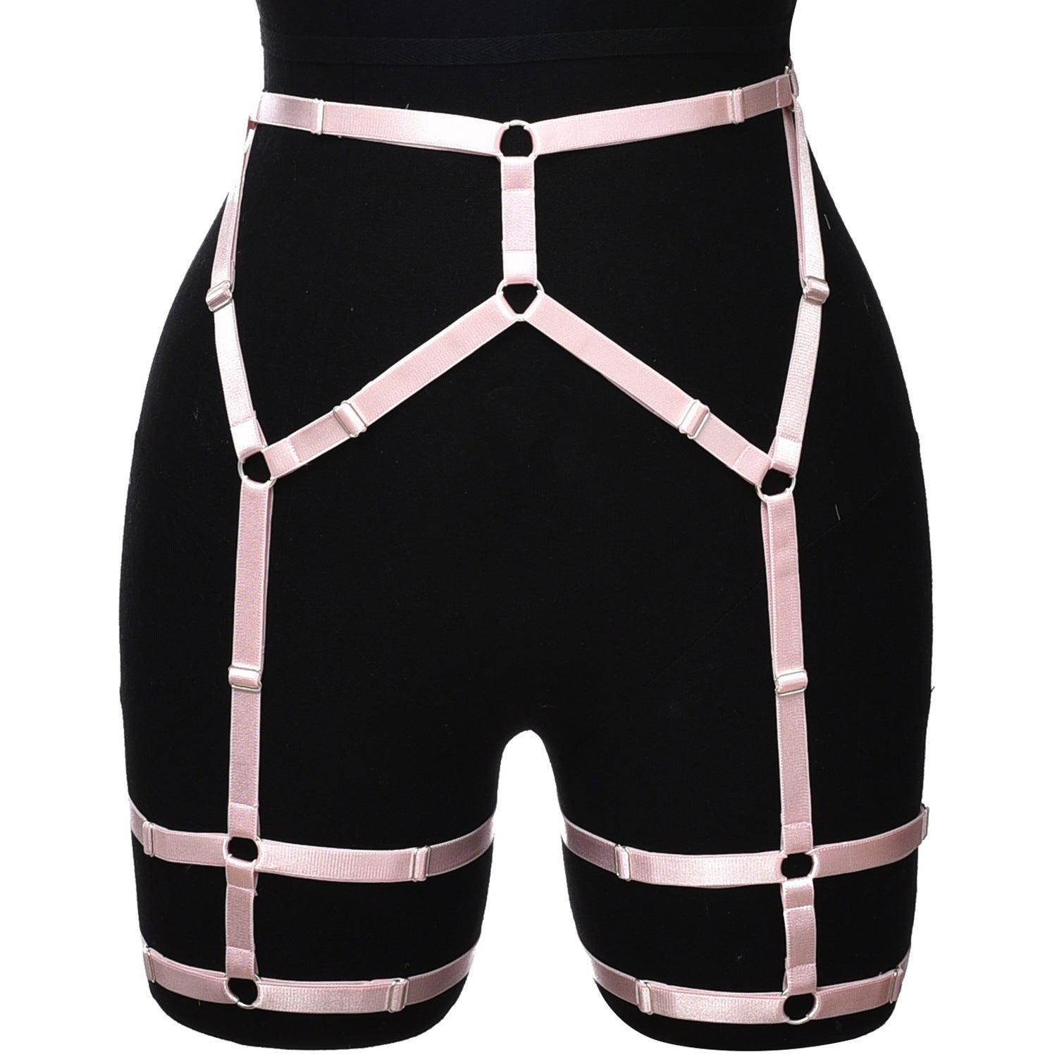Velour Garter Harness