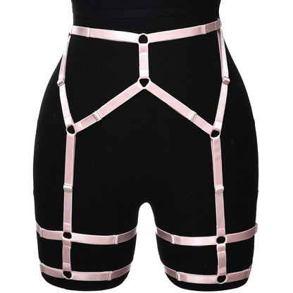 Velour Garter Harness