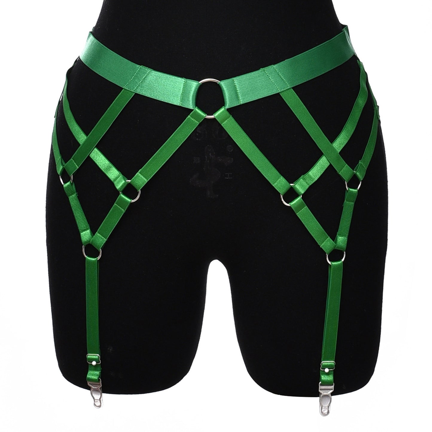 Satin Strap Garter Harness