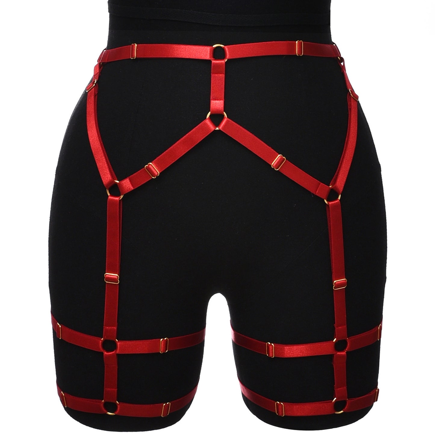 Velour Garter Harness