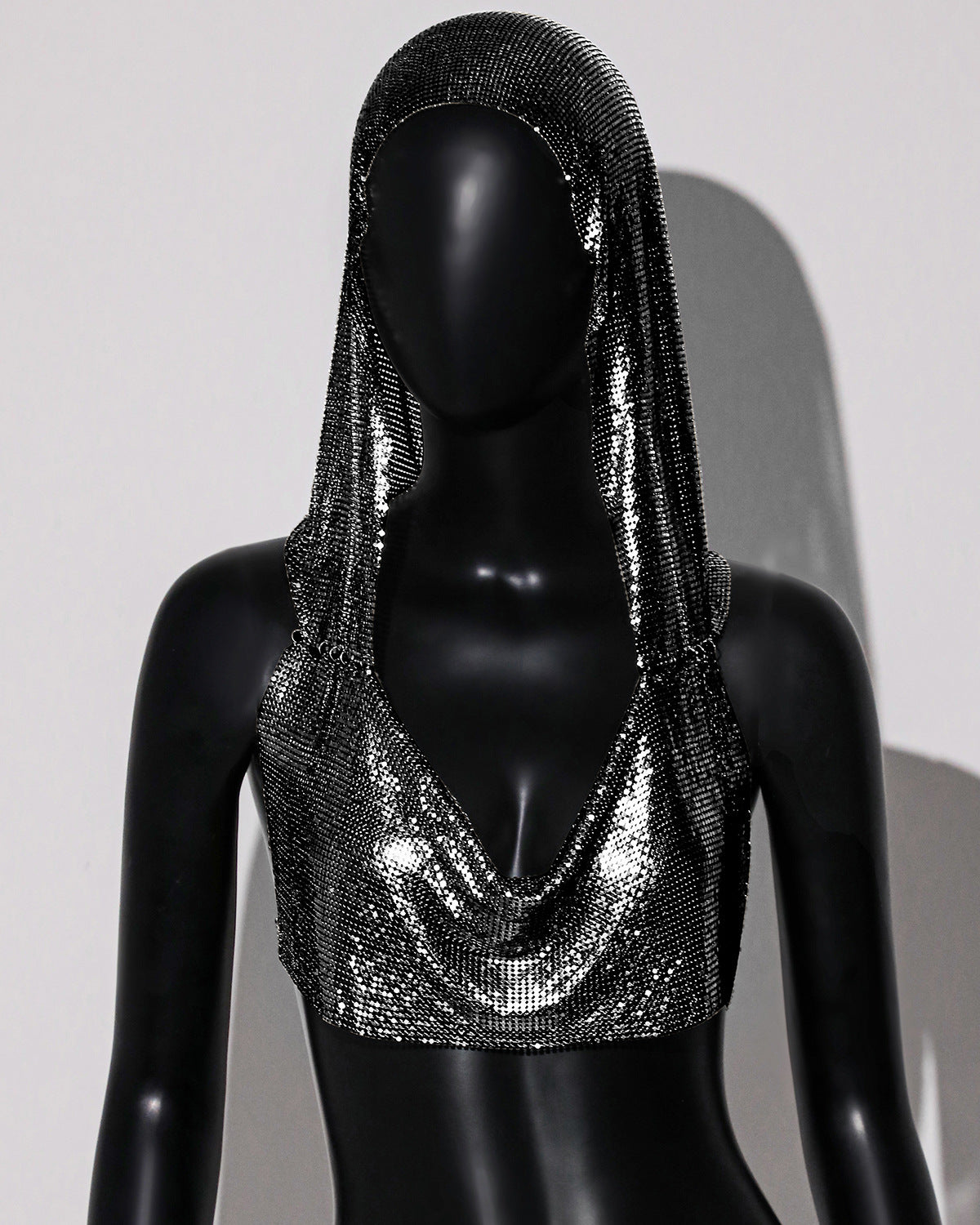 Celestial Halo – Rhinestone Hooded Crop Top mooods