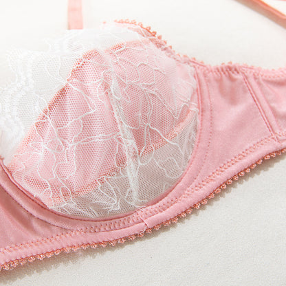 Lace Balcony Bra & High-Waist Bridal Panty Set mooods