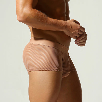 Sheer Line Contour Men’s Trunks — Sandstone Edition mooods