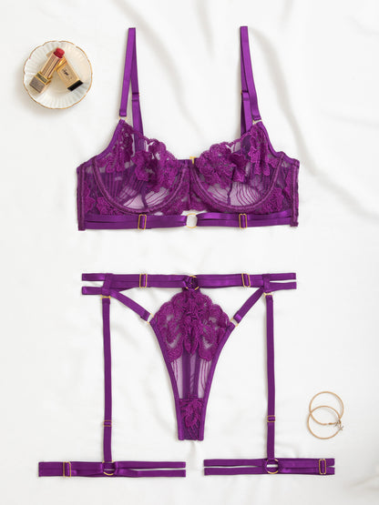Ember Fleur Strappy Boudoir Lingerie Set mooods
