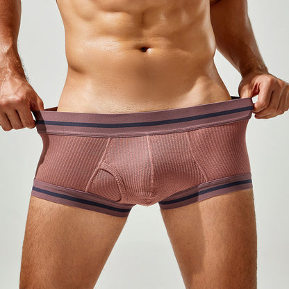 Taupe Viscose Flex Boxer Brief mooods