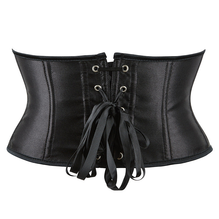 Obsidian Charm Lustrous Underbust Corset