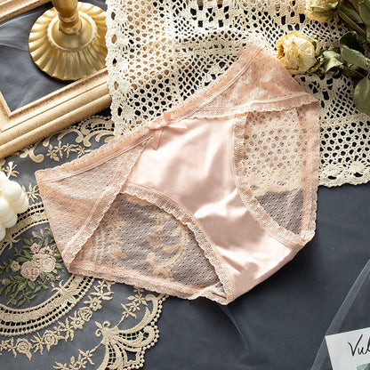 French Lace Infused Nylon Panties