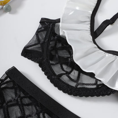 Sensual Sheer Maid Costume Lingerie Set