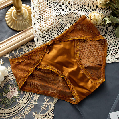 French Lace Infused Nylon Panties