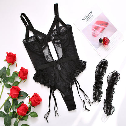 Charming Allure Lace Teddy