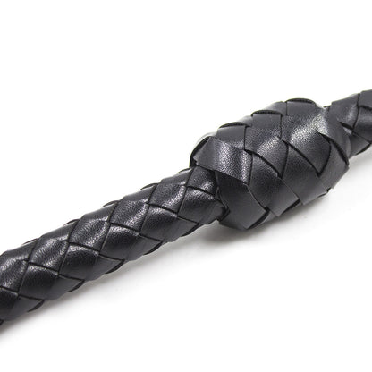 Braided Leather Riding Whip