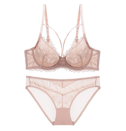 Celestial Grace Lingerie Set Nude Pink