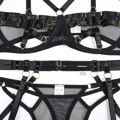 strap sensation seductive lingerie set