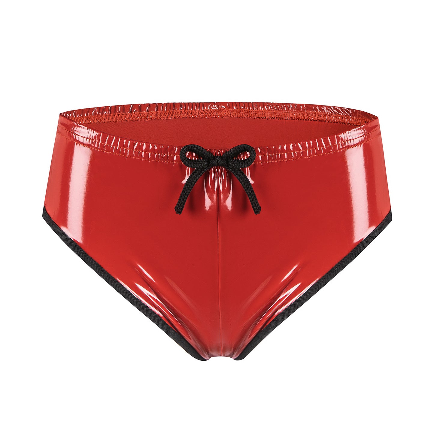 Glossy Seduction Patent Leather Brief Panty