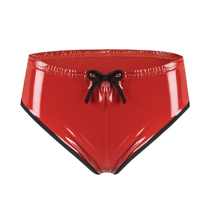 Glossy Seduction Patent Leather Brief Panty