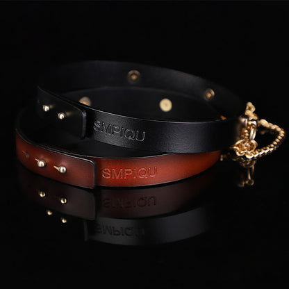 Golden Embrace Luxury Collar & Leash Set