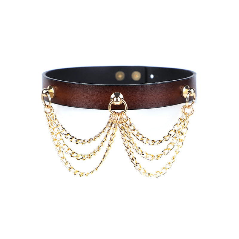 Golden Embrace Luxury Collar & Leash Set