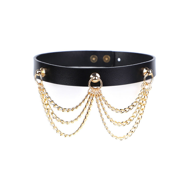 Golden Embrace Luxury Collar & Leash Set