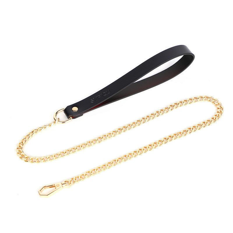 Golden Embrace Luxury Collar & Leash Set