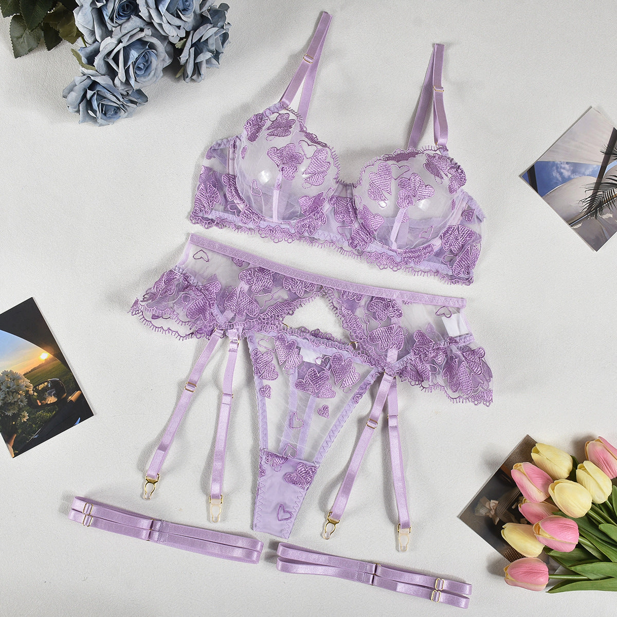 Heartfelt Charm Lingerie Set