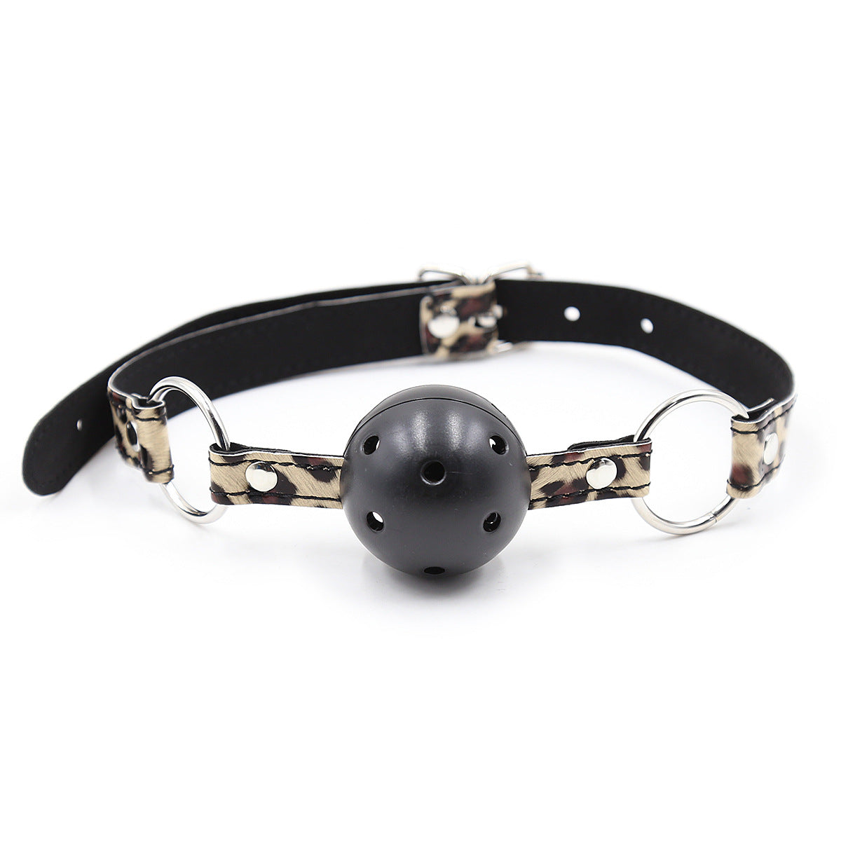 Leopard Print Adjustable Ball Gag