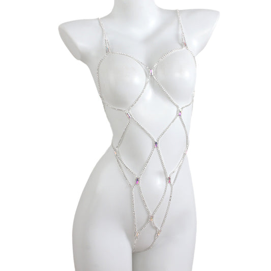 Luxurious Rhinestone Body Chain