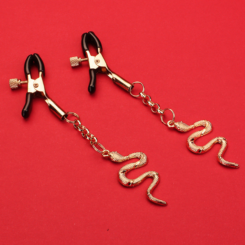 Luxury Snake Charm Nipple Clamps