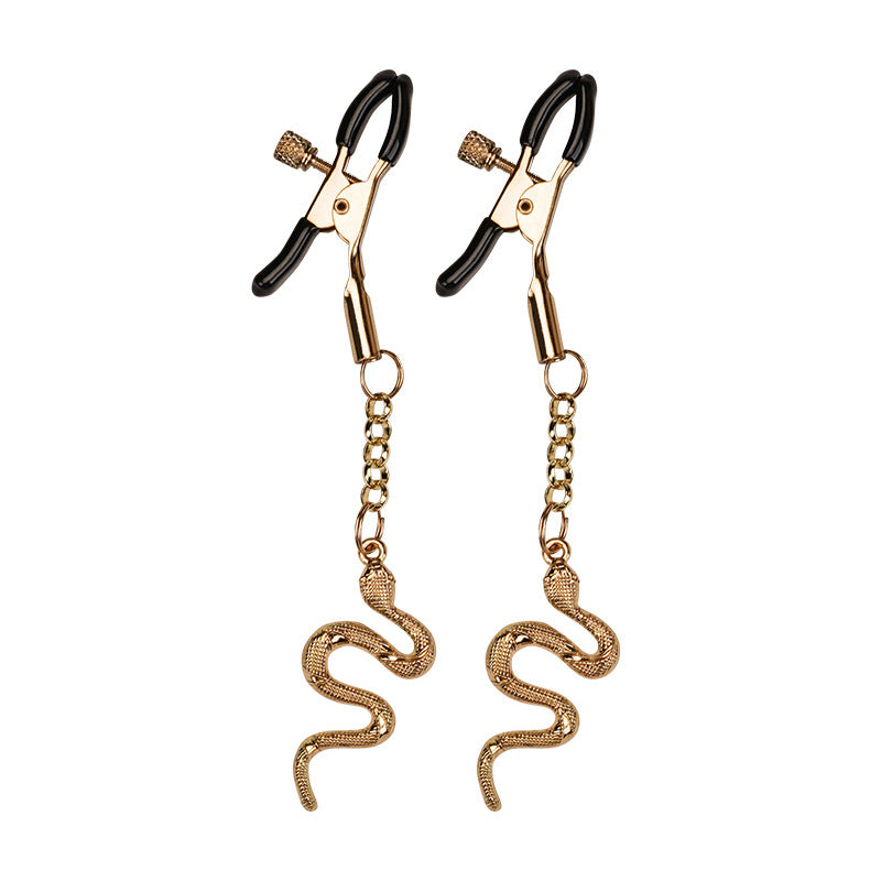 Luxury Snake Charm Nipple Clamps