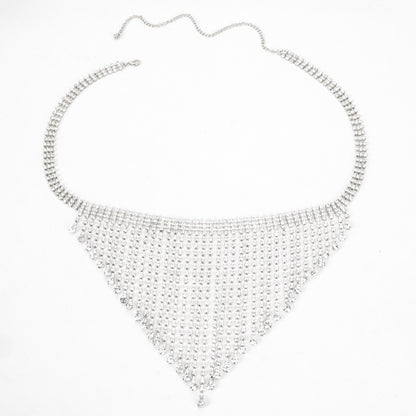 Rhinestone Fringe Chain Adornment