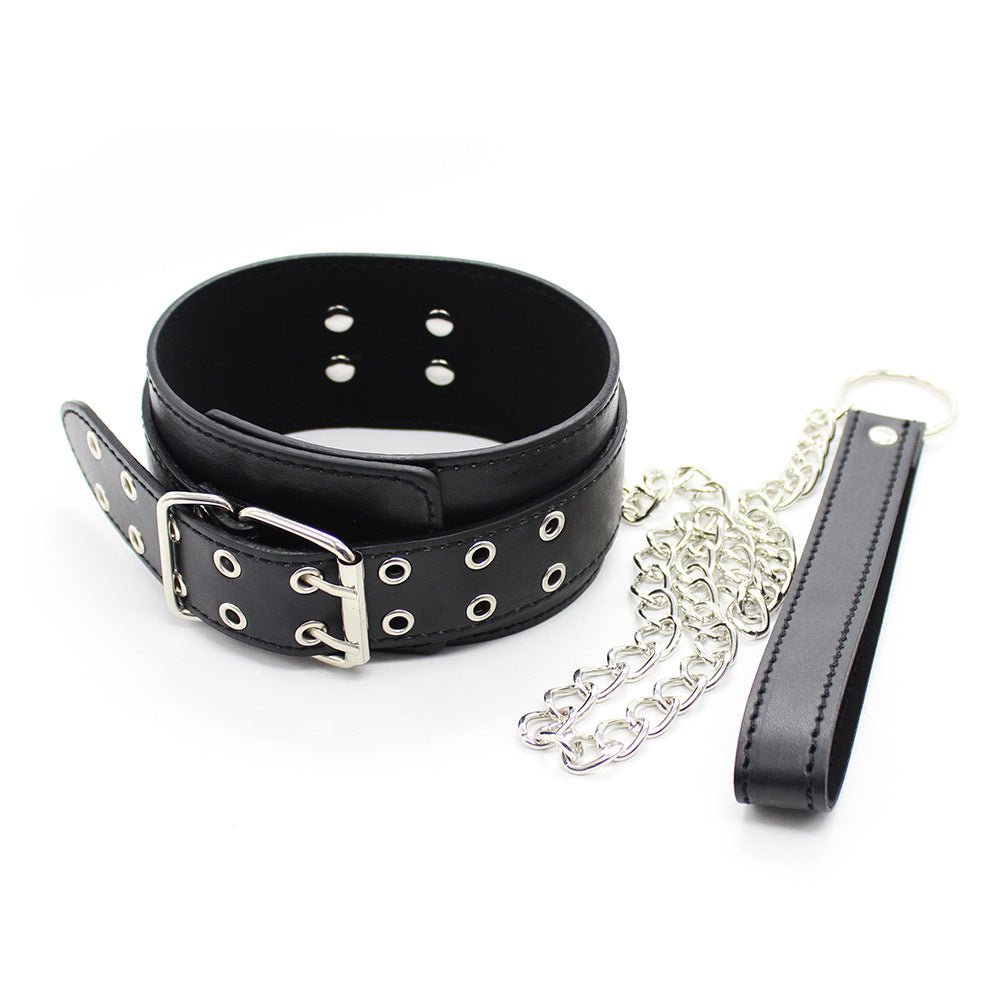 Rivet-Studded Leather Bondage Set