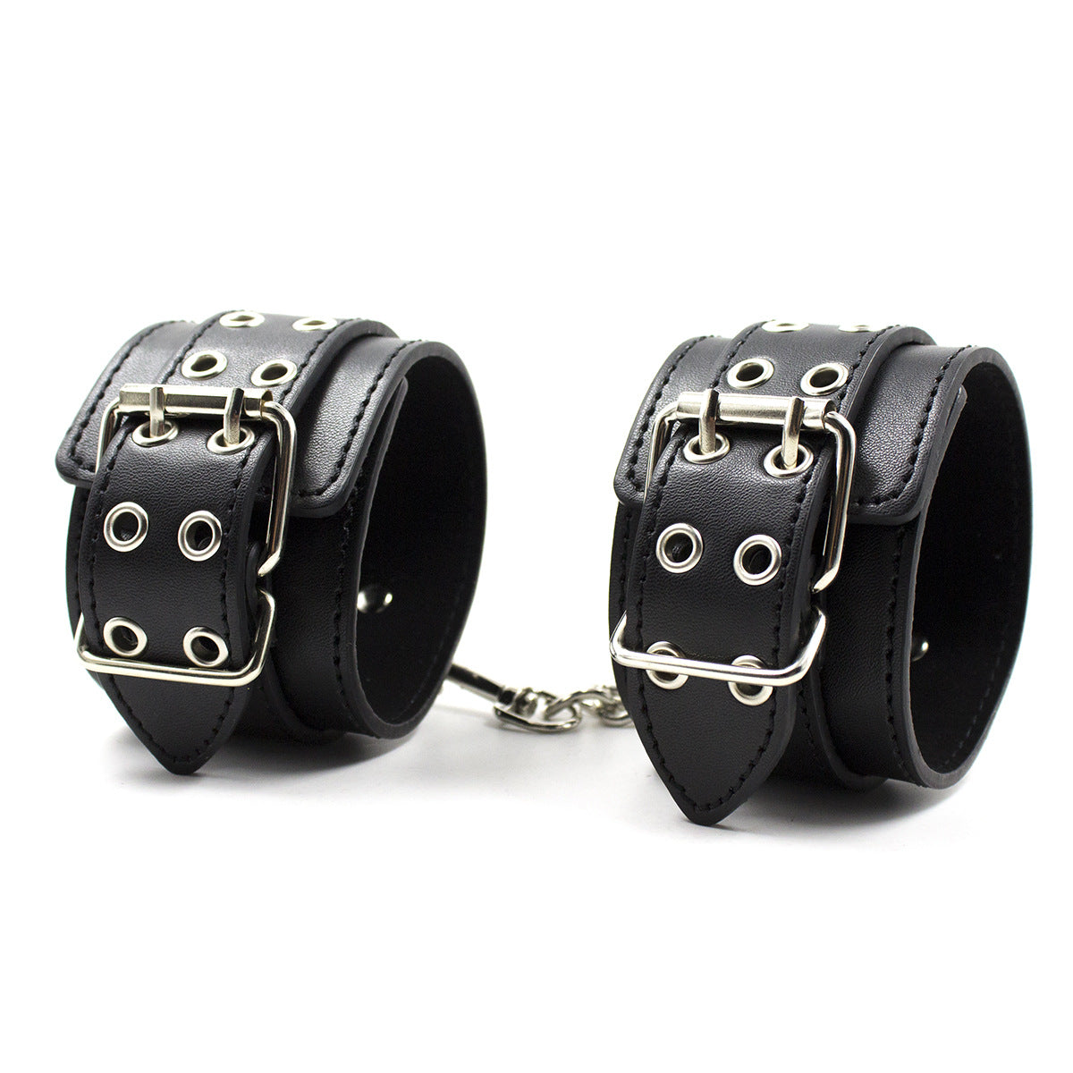 Rivet-Studded Leather Bondage Set