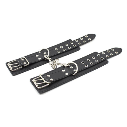 Rivet-Studded Leather Bondage Set