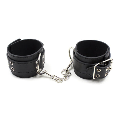 Rivet-Studded Leather Bondage Set