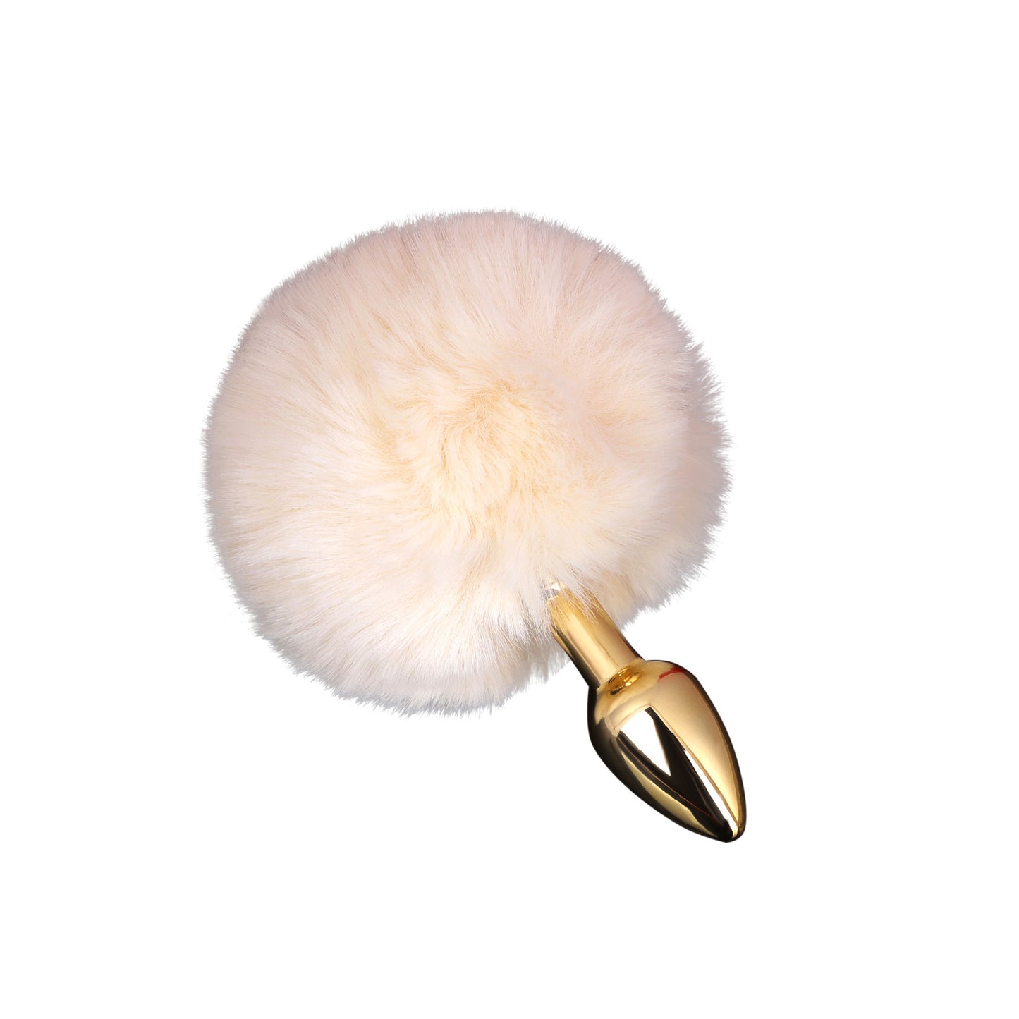 Velvet Bunny Tail Plug white