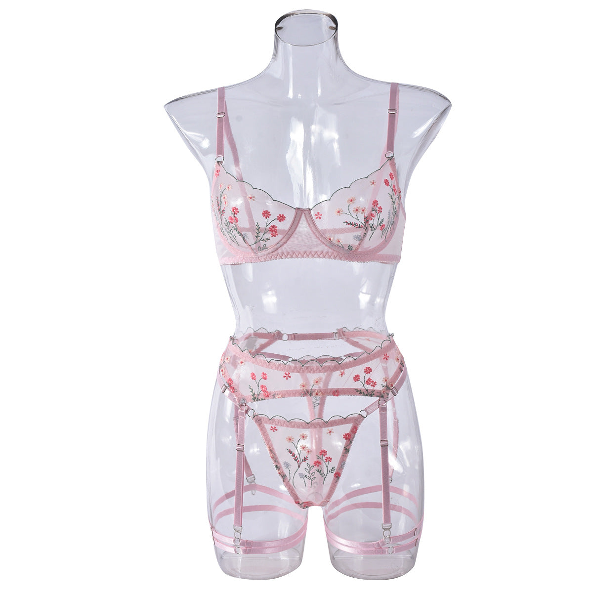 Petal Soft Elegance 3-Piece Intimate Set mooods lingerie 