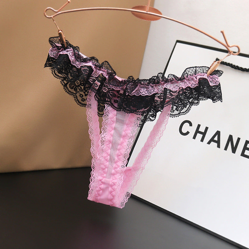 Cherish Cutout Ruffle Lace Panty mooods intimates