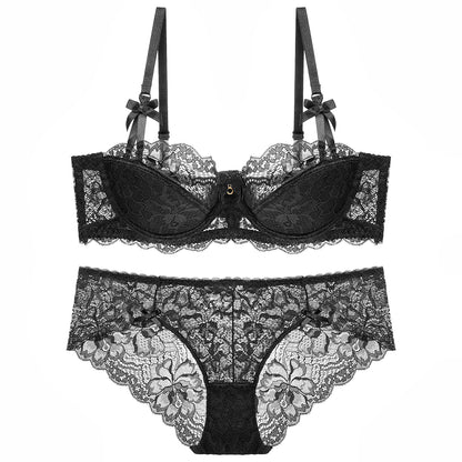 sexy lace lingerie in black color